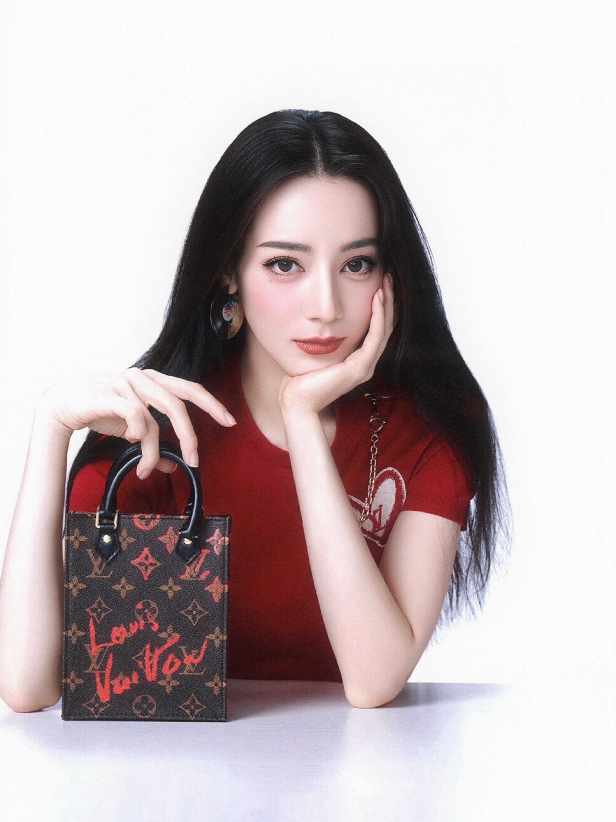 热烈娇艳红玫瑰🌹❤️迪丽热巴立白全球品牌代言人|迪丽热巴bop品牌全球代言人d