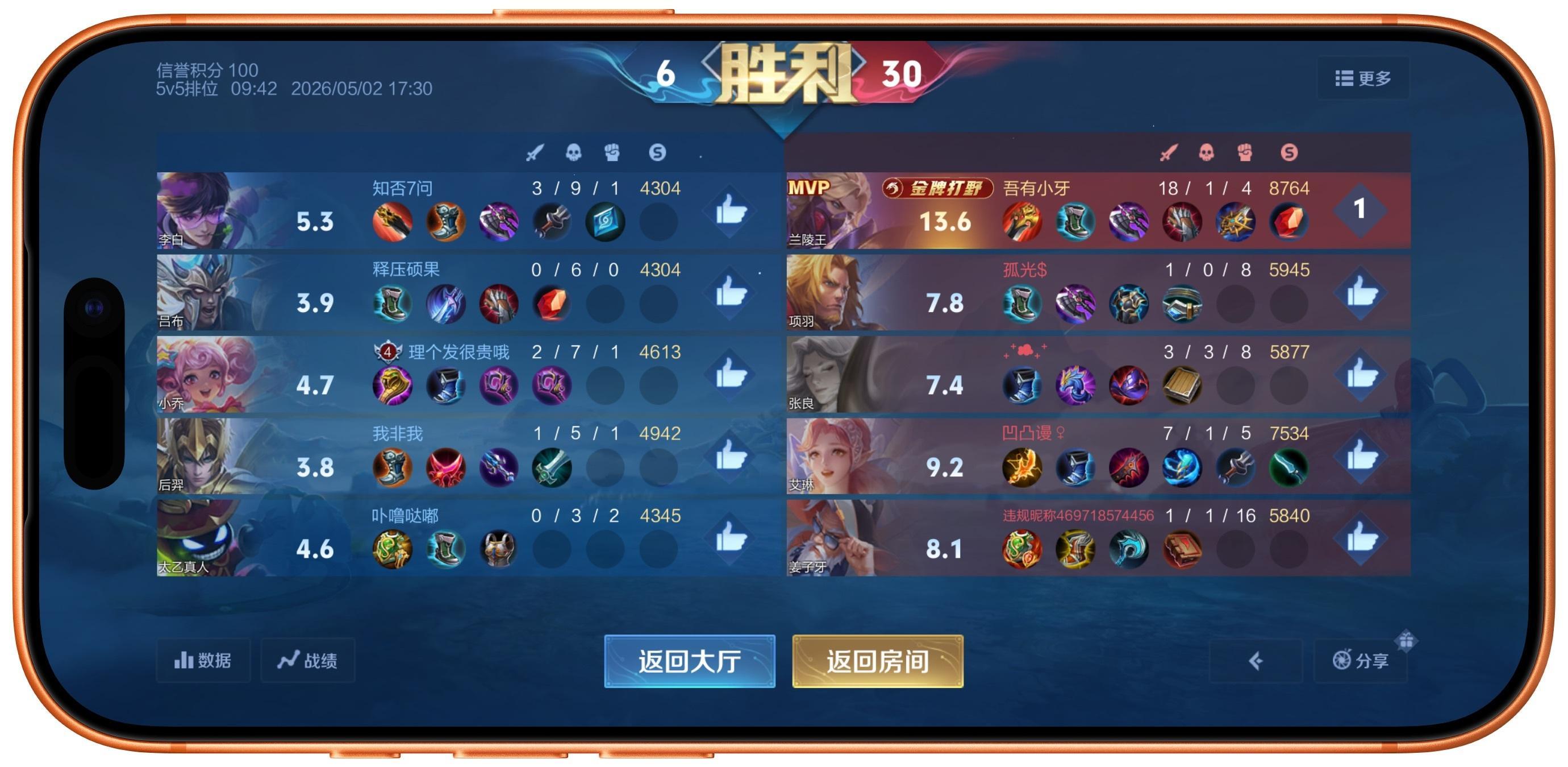 小憩一局～兰陵王好玩啊，这英雄这么挺解压的