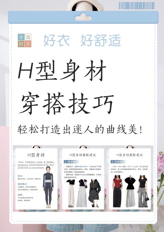 🔥H型身材穿搭秘籍✨
