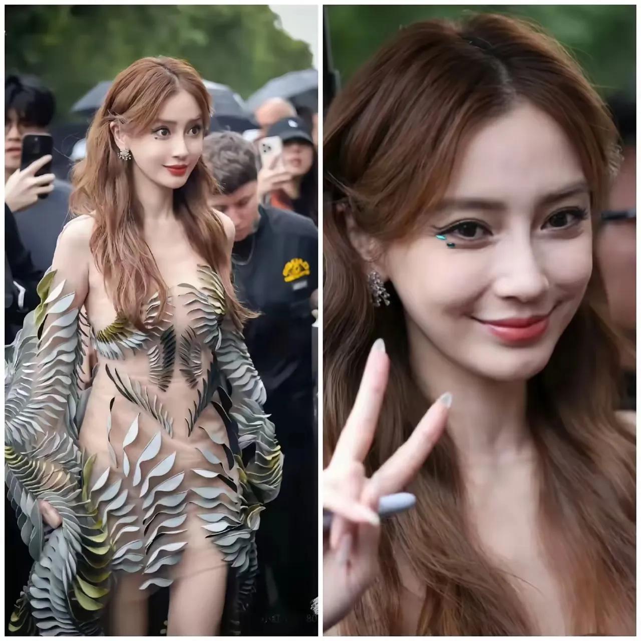 杨颖真的很努力，在娱乐圈打拼这么多年，长得也不是特别漂亮，但是她一直都很努力。她