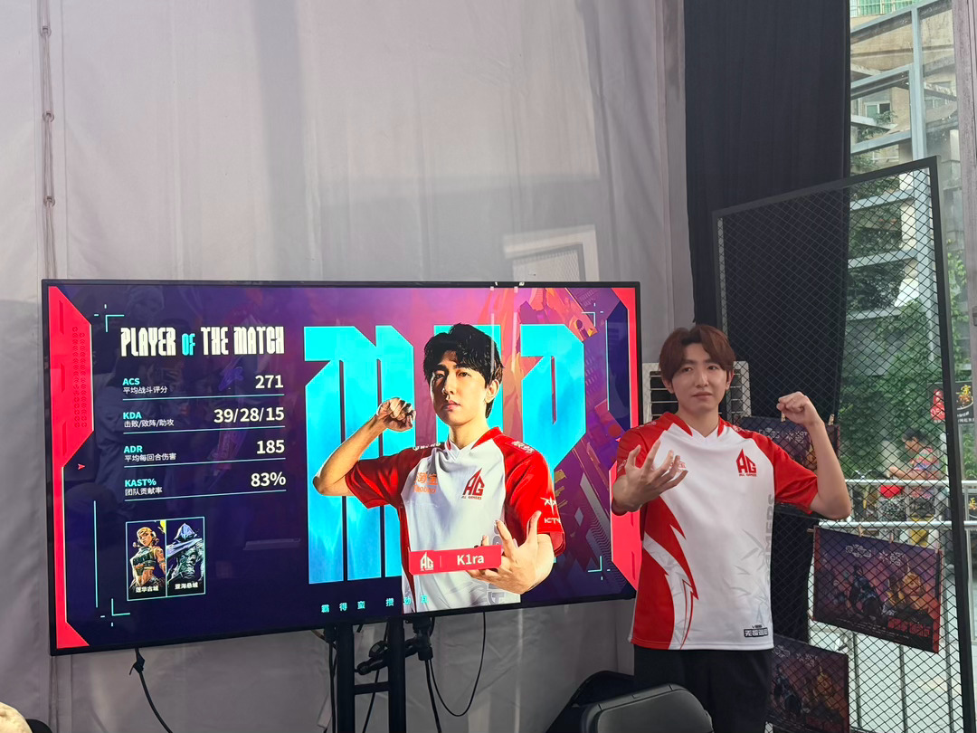 K1ra黄志豪 恭喜获得mvp2026vctcn第二赛段AG长沙站首胜