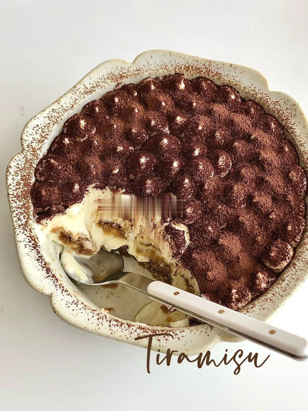 无蛋无吉利丁｜简易版咖啡提拉米苏‼️