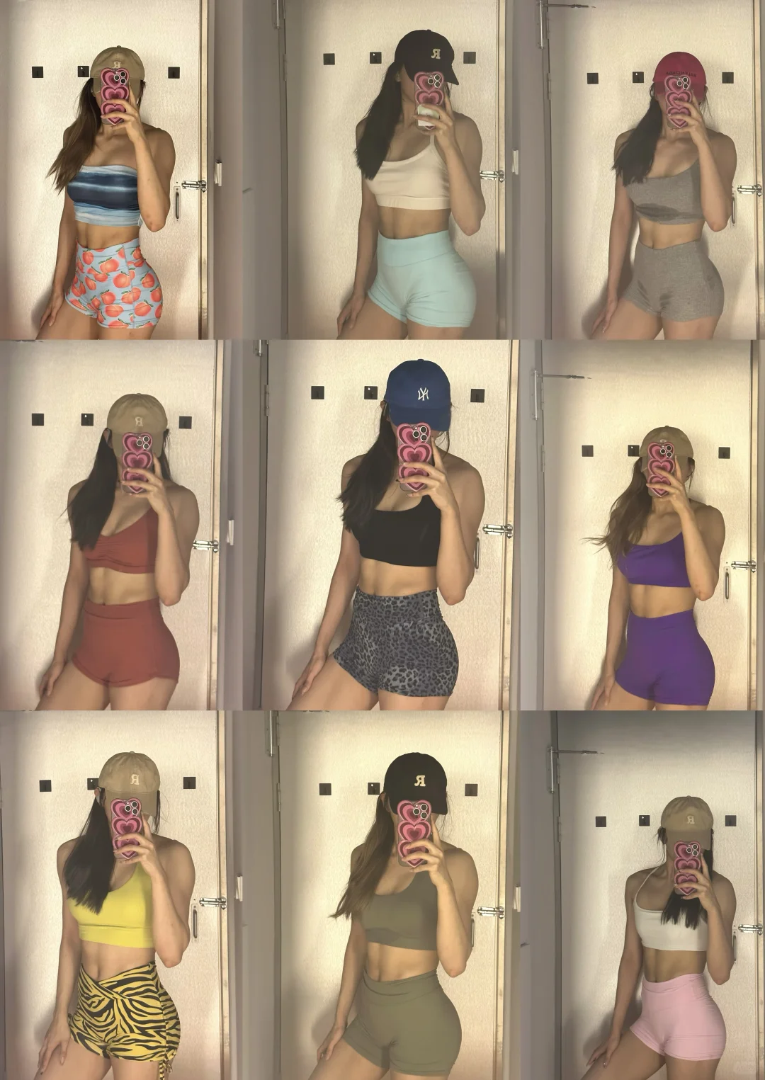 173｜64kg 马甲线九宫格集合