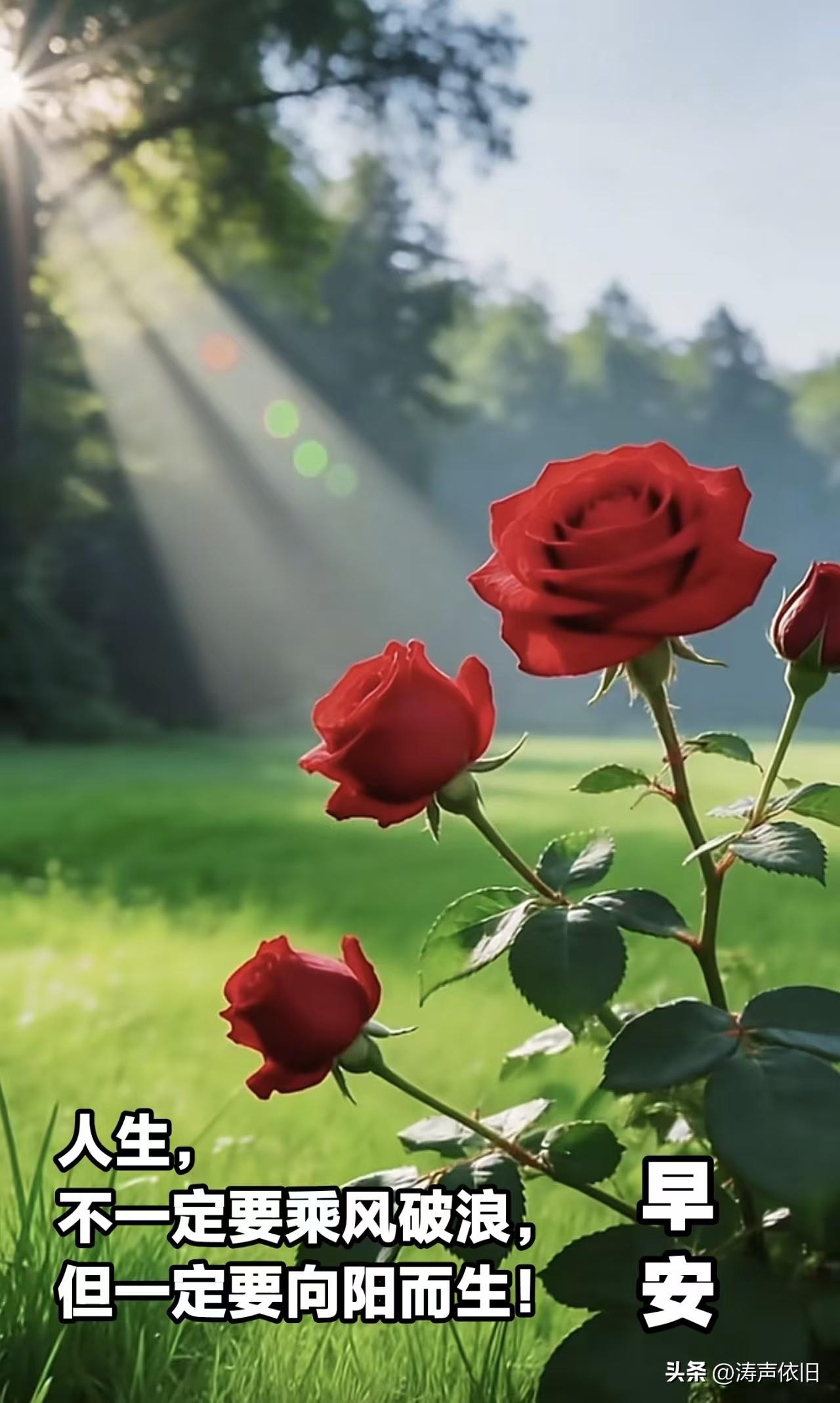 七言诗《晨起心语》
 
予人欢愉本性良，
自寻喜乐智深藏。
相逢皆是天缘定，
相