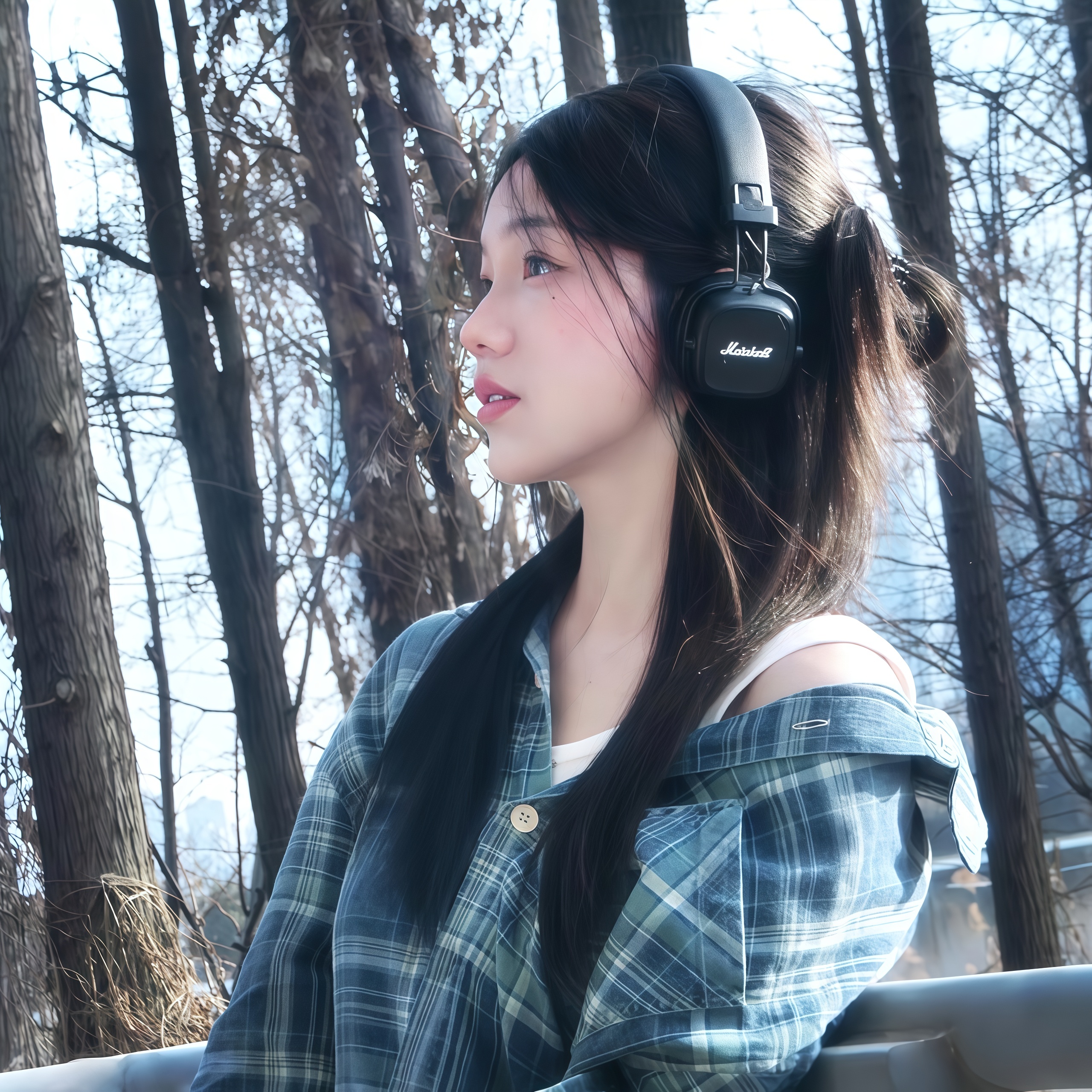 𝘄𝗲𝗰𝗵𝗮𝘁 女生头像背景图丨清冷感 ​​​