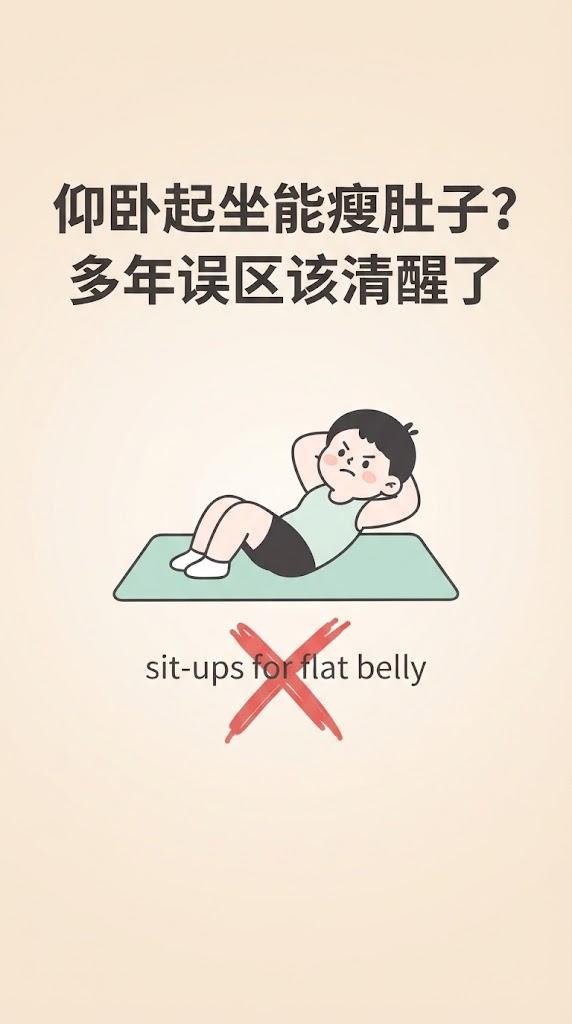 仰卧起坐能瘦肚子？多年误区该清醒了


学生时代体测的“仰卧起坐”，成了多少人对
