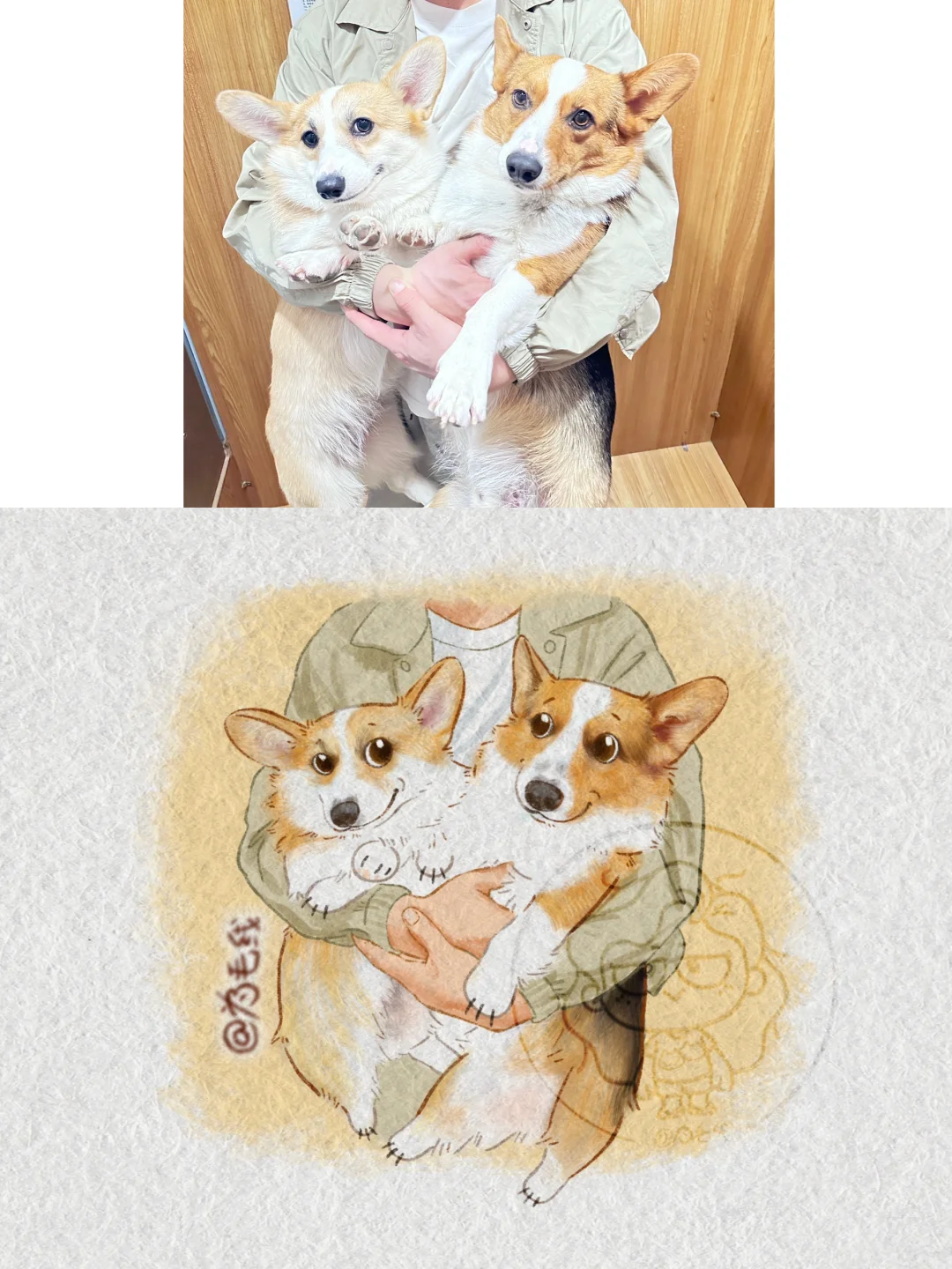 🍞基：这么巧～在这遇到你