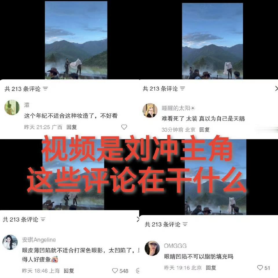 刘诗诗把头纱给刘冲披上了刘亦菲的💦君走错地方了   够破费的哈 
