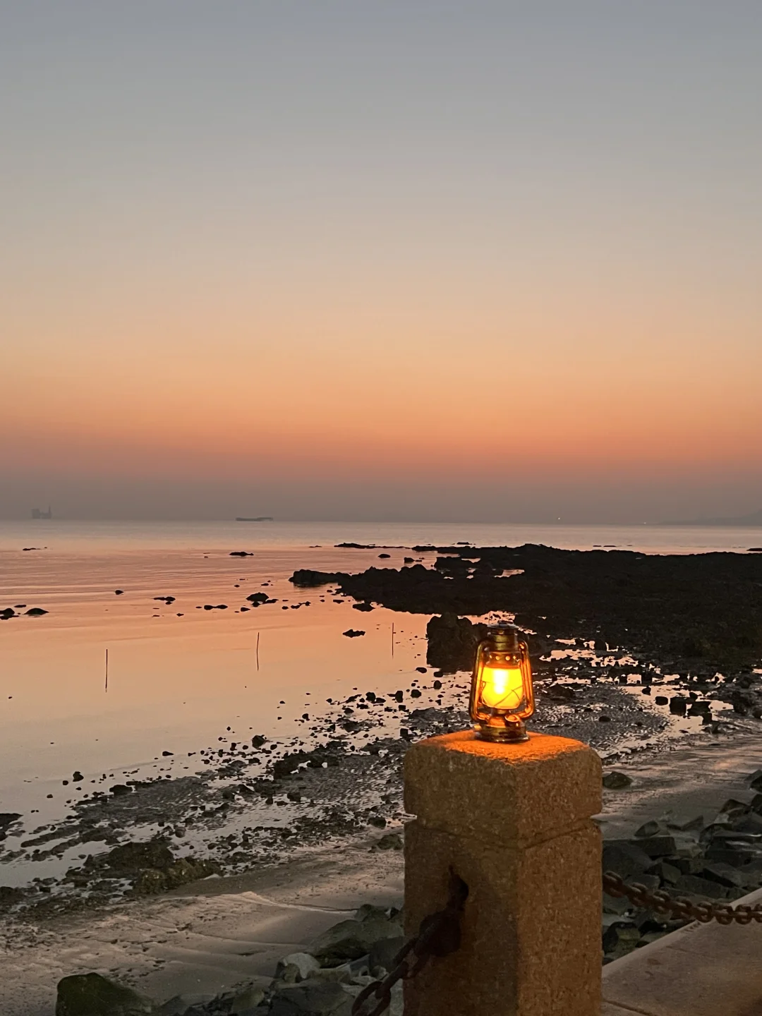 2025.1.1号烟台海边日出实况（渔人码头版）