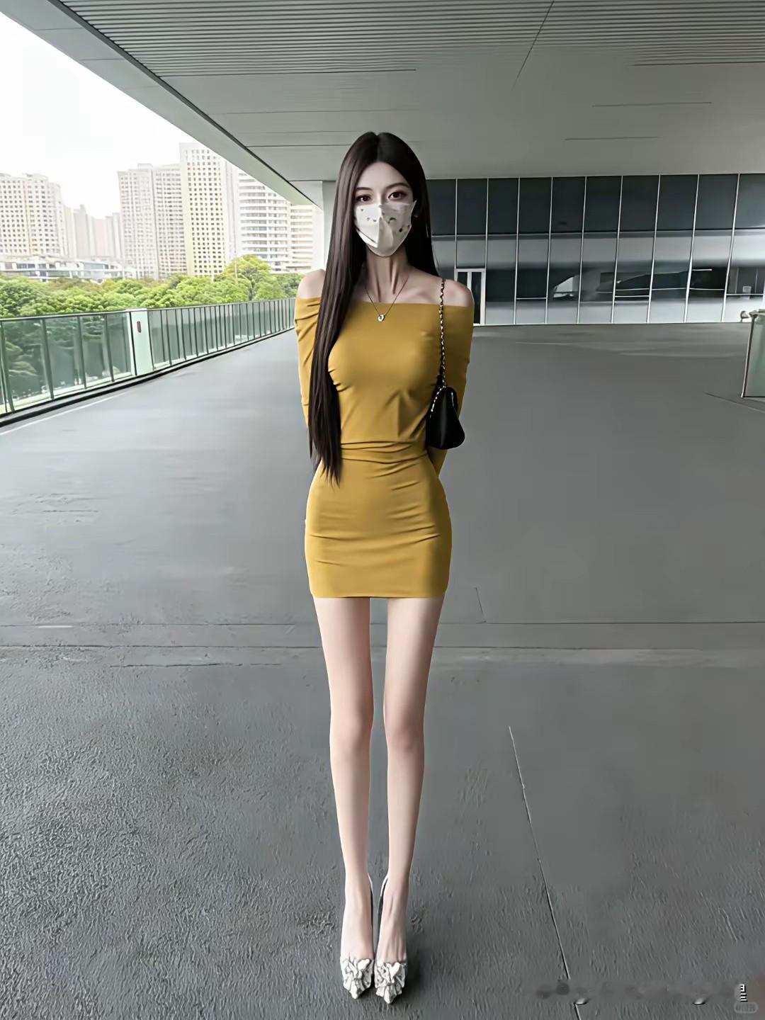 这样的紧身连衣裙，谁穿谁好看[比心][比心]
温柔显气质穿搭 女性时尚穿搭 
气