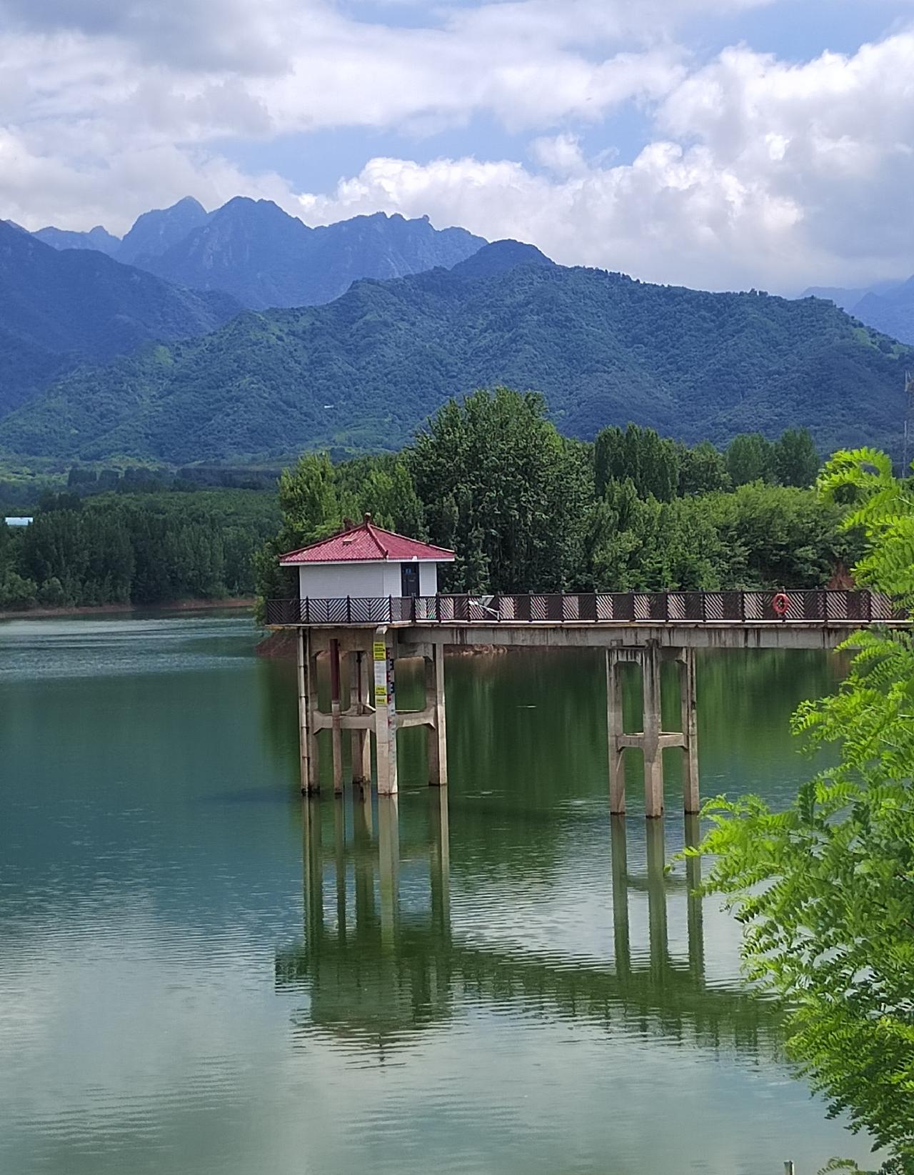美丽的长安杨庄许家沟水库
端午节这天，驱车直奔秦岭脚下，一路上但见沃野千里，碧草