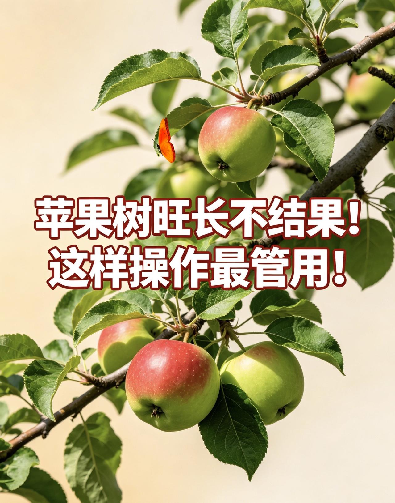 苹果树旺长不结果！这样操作最管用！苹果树管理 苹果树环割 苹果树旺长
