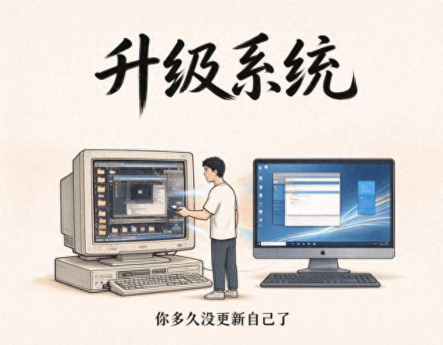 你的大脑像一台从不更新的老电脑，该升级操作系统了