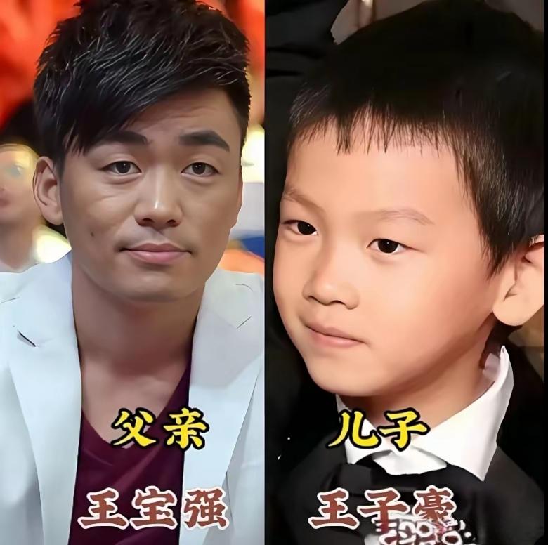 娱乐圈明星父子颜值大赏！郭晓东，郭子成酷感传承，王宝强，王子豪帅得各有千秋。或复