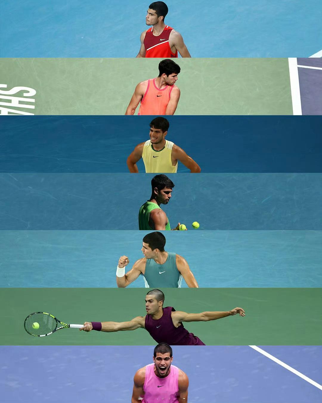 阿尔卡拉斯的无袖战袍，你pick哪一件？网球talking大会澳网2026