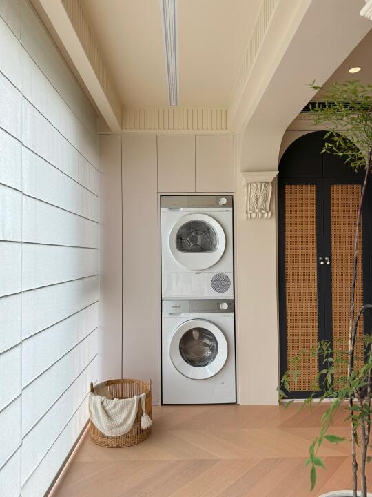 1平米洗衣房这样设计｜邻居都夸我是天才！