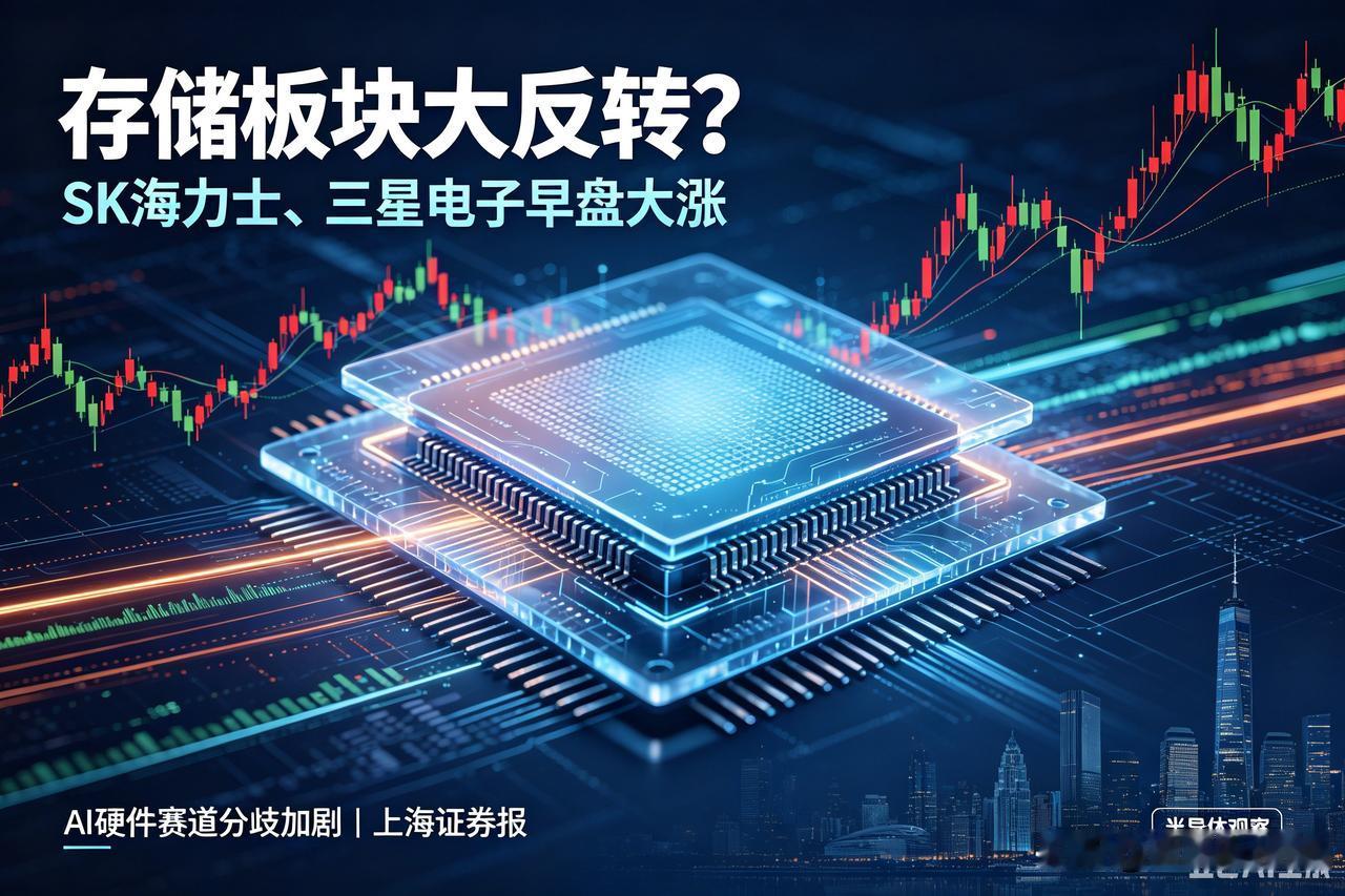 冰火两重天！隔夜美股存储惨遭血洗，SK海力士、三星早盘逆势大涨，反弹不能轻易当成