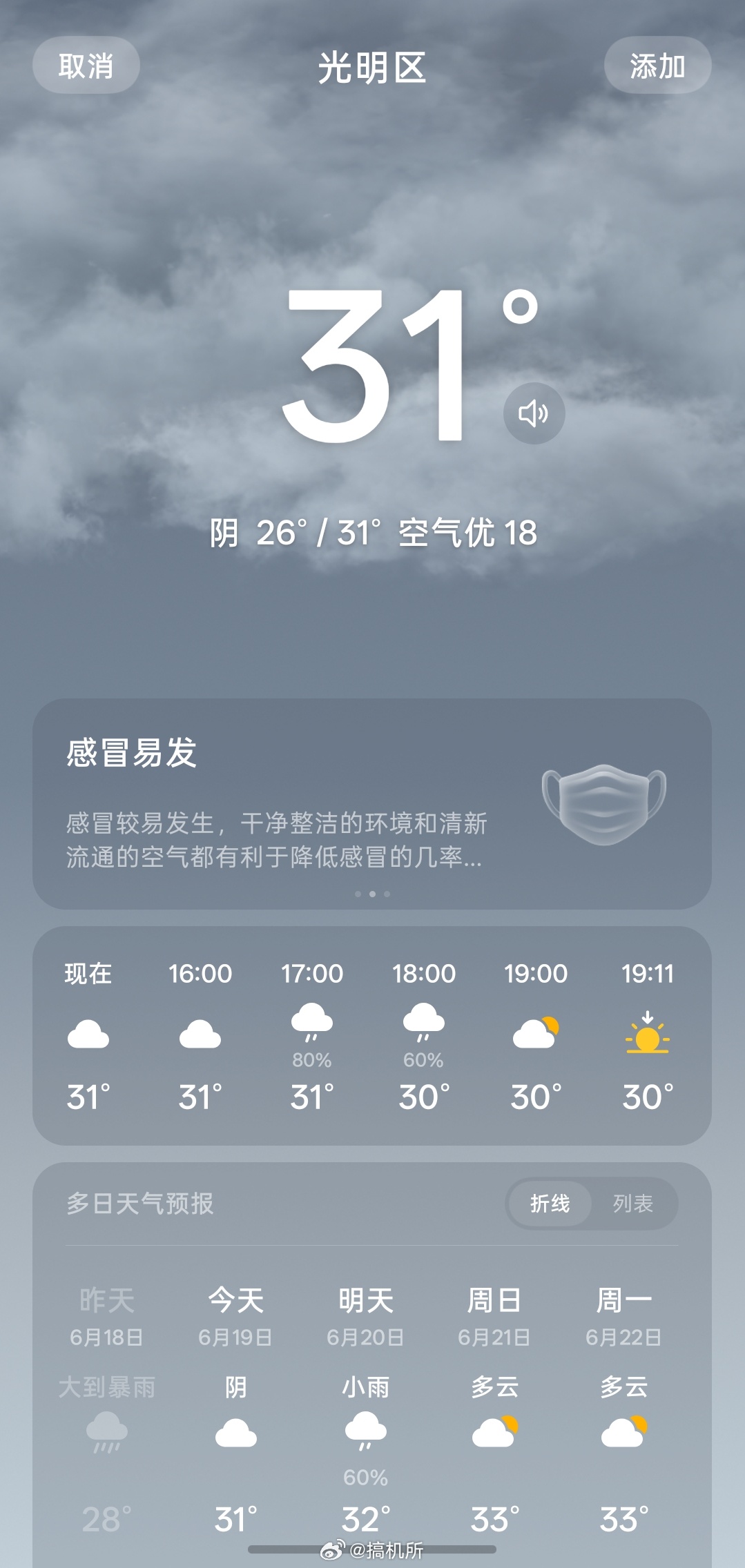 广东暴雨我真的没内裤陪你闹了深圳的天跟捅漏了一样，动不动就红色暴雨预警
