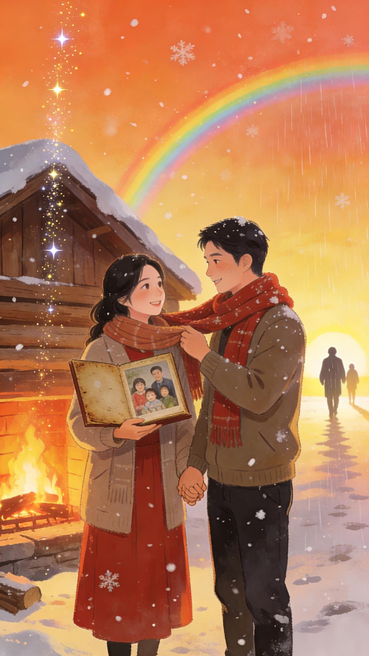 流年如雪，尘埃掩盖不了的温暖记忆——用爱点亮余生的每一个瞬间

时光如白雪飘落，