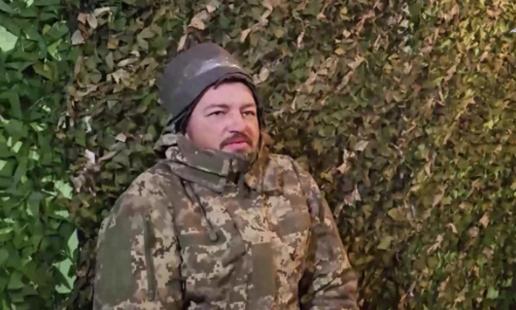 【乌军士兵被困月余逃生迷路，误闯俄军阵地后弃战投降】乌军士兵谢尔盖·柳秋克与战友