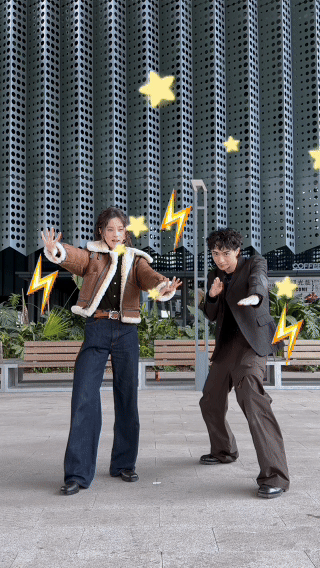 欧阳娜娜恩利在桃花坞合拍了谁懂啊！这组合拍气血直接顶到头顶！专业音乐人之间的默契