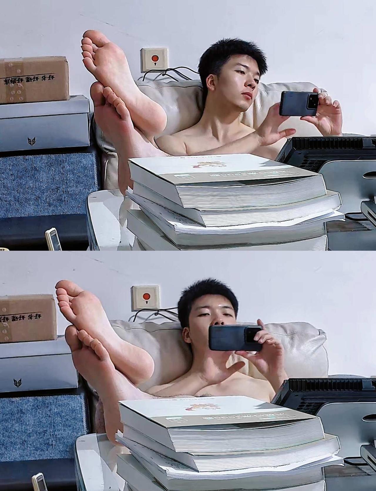 可以不要偷拍了吗？
健身日常 等等我先摆好姿势 不是故意的 给你看看我