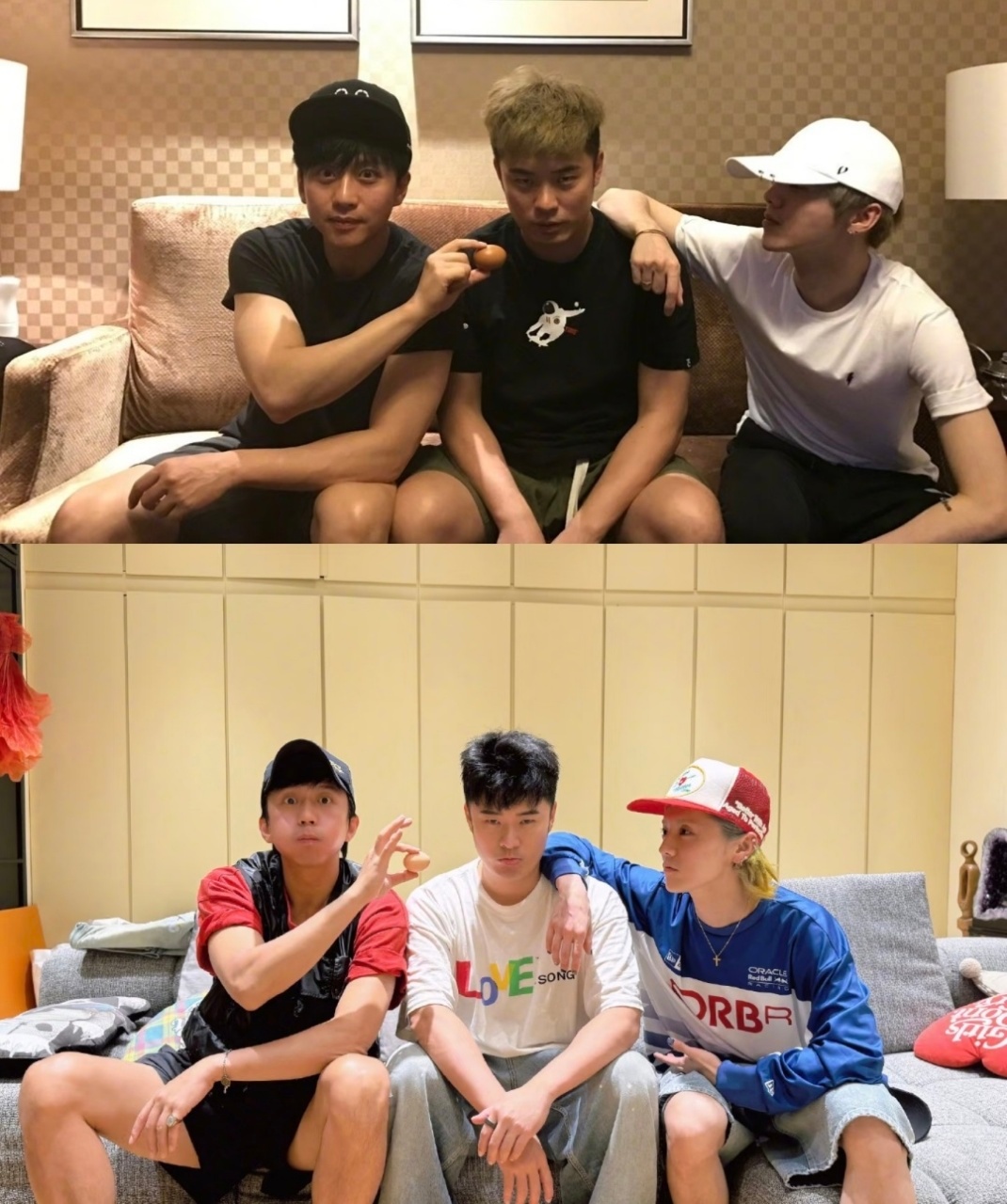 鹿晗秒猜邓超陈赫送的礼物鹿晗猜中邓超陈赫礼物哈哈哈哈哈 邓超和陈赫的礼物，一个走