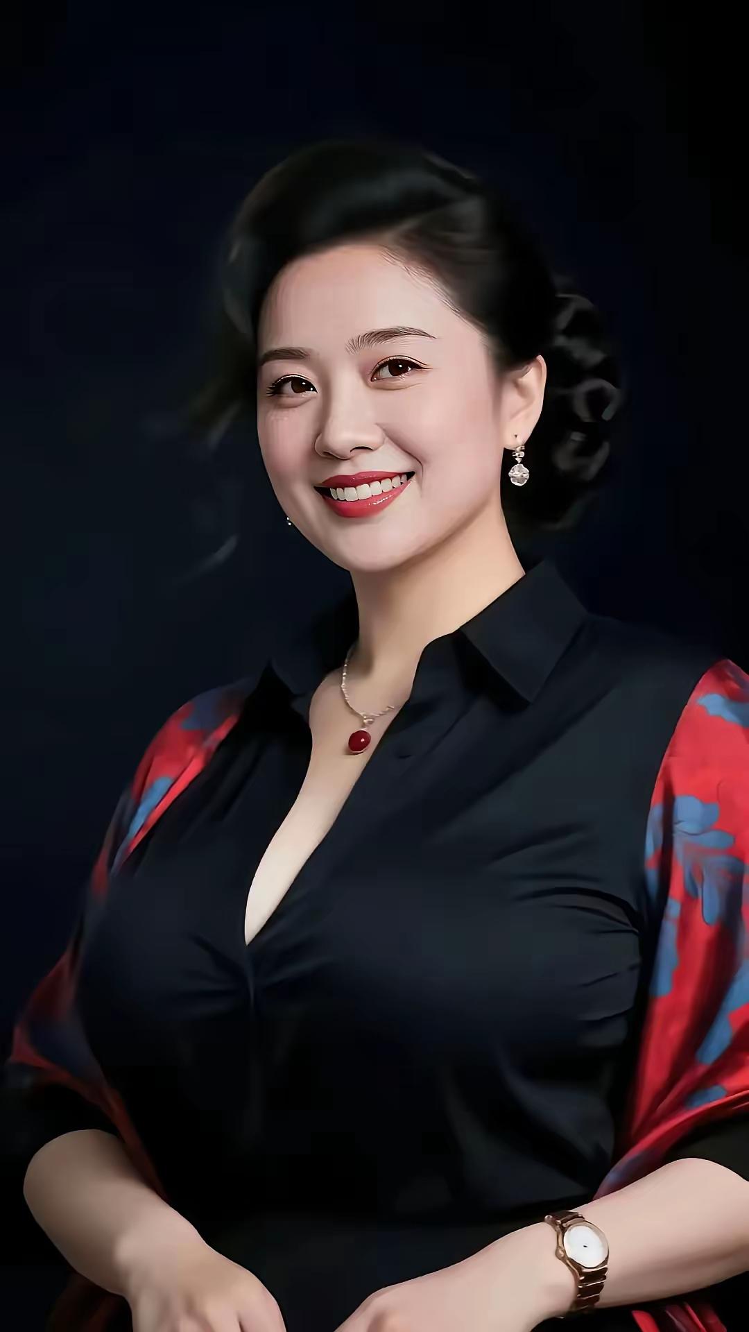 塞鸿秋·半老徐娘
徐娘半老风姿俏，
雍容仪态情难了。
花颜玉质天然妙，
美如仙眷