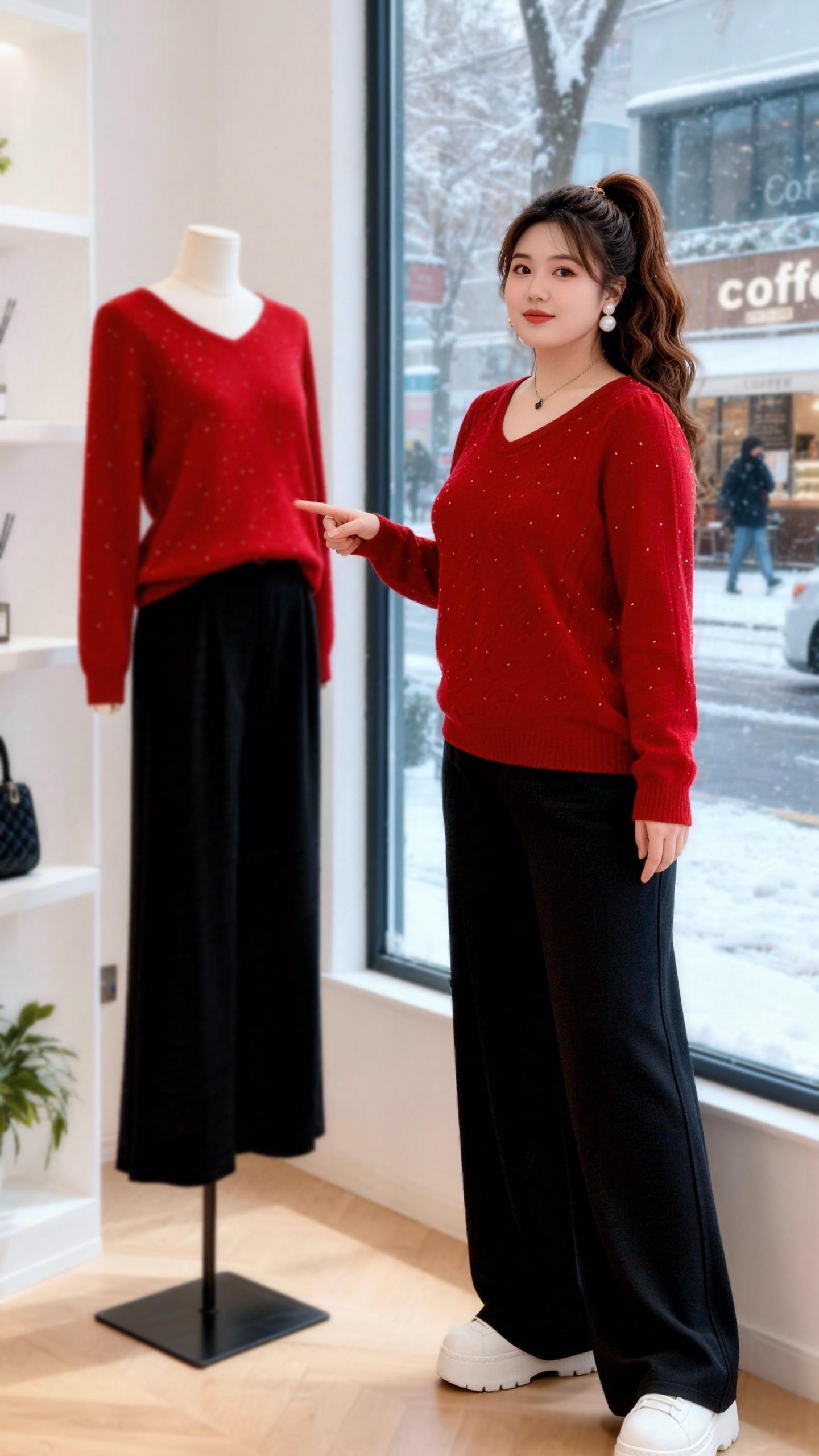 大码穿搭气质上衣开启我的2026穿搭第一弹当我找到了适合的穿搭谁还没穿...