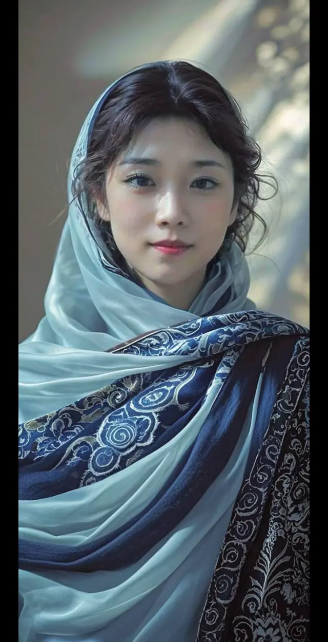 AI丝巾凝眸