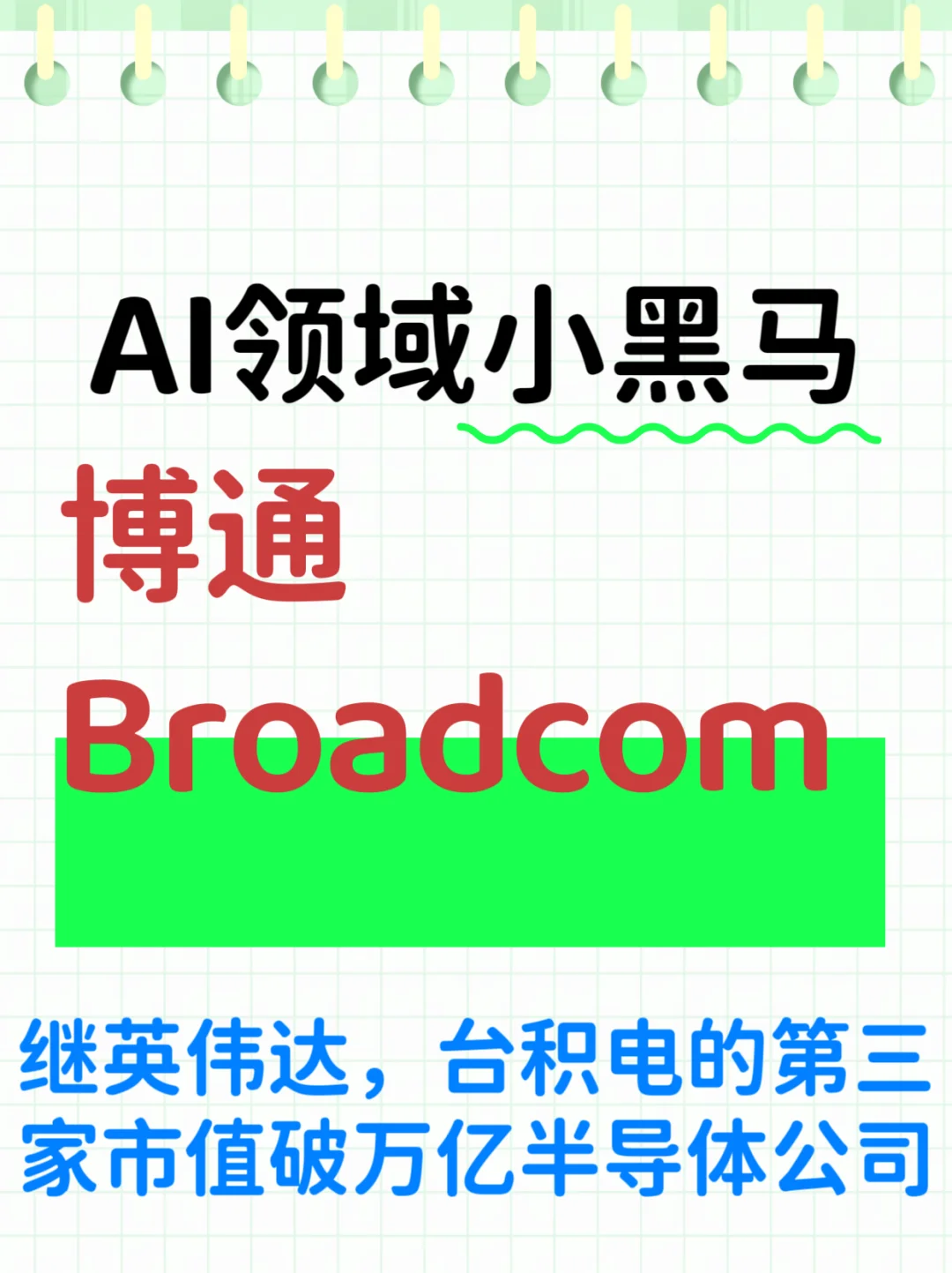 AI领域小黑马🐎博通还能继续狂飙吗📈