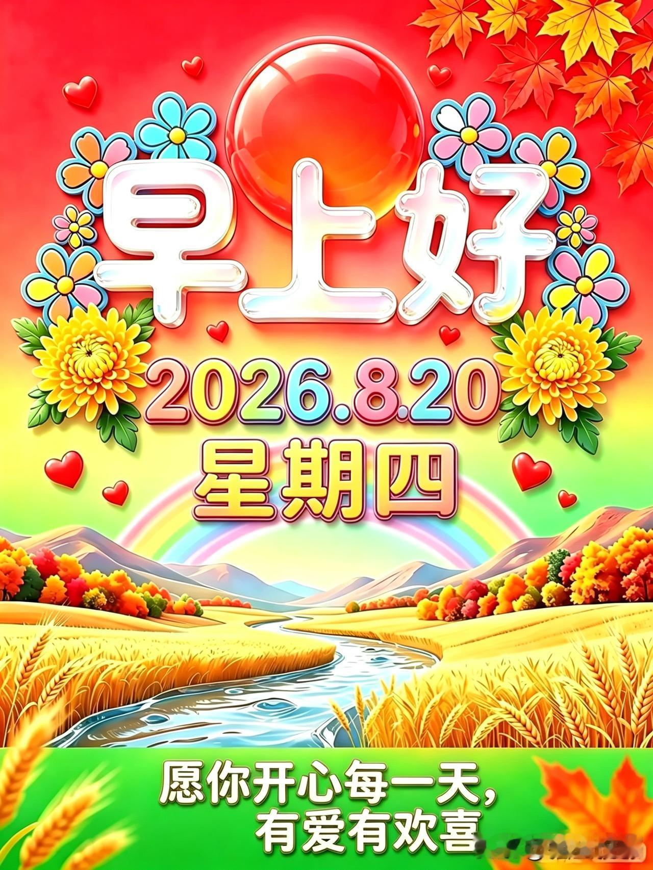 愿周四晨起有清风入怀，
愿时时有欢喜相伴。
 
送你清风，吹散连日忙碌；
送你豁