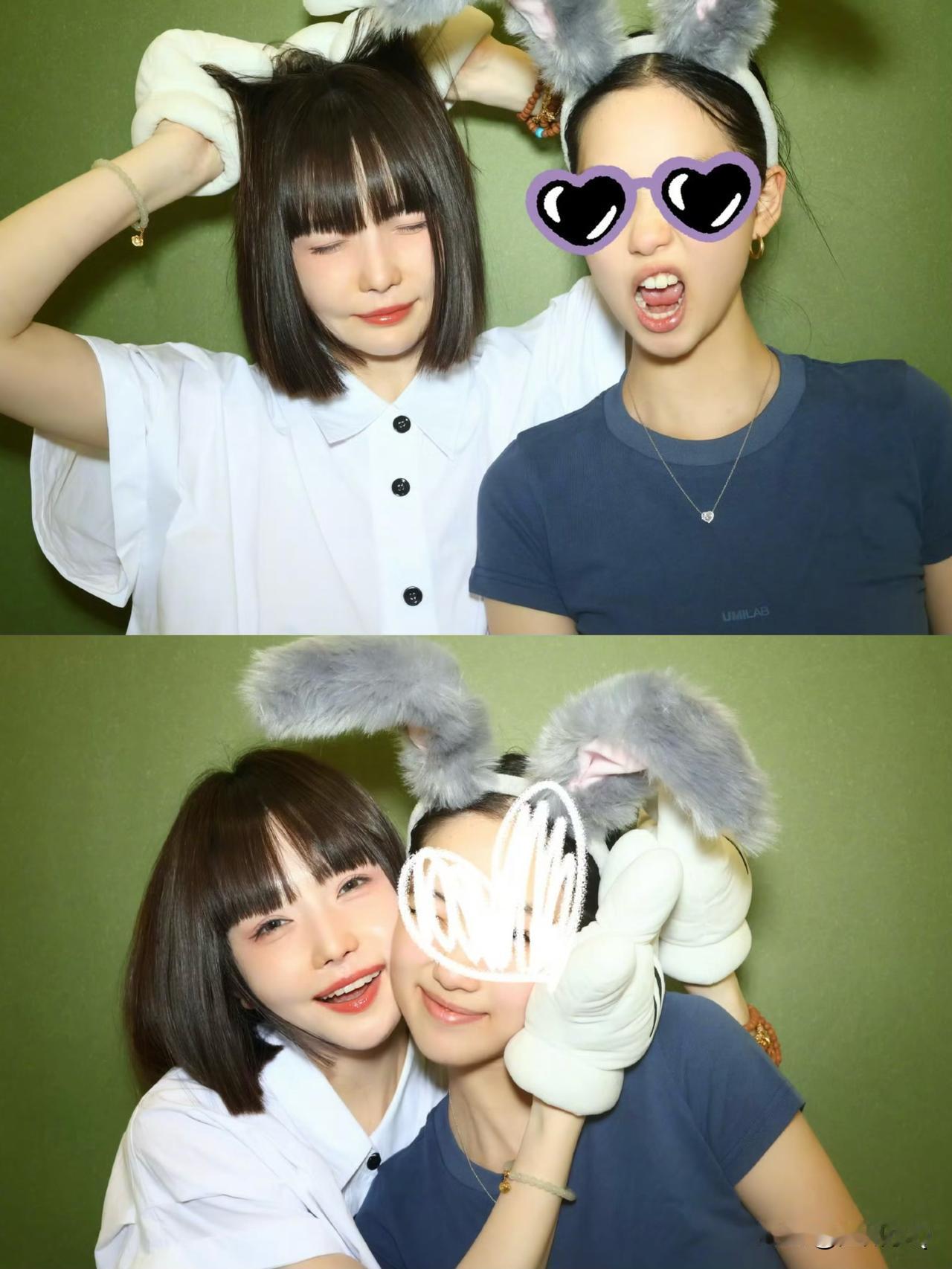 高晓松的女儿好会长啊，脸型完全就是随妈妈。这么漂亮的脸型随便长长就会很漂亮，难怪