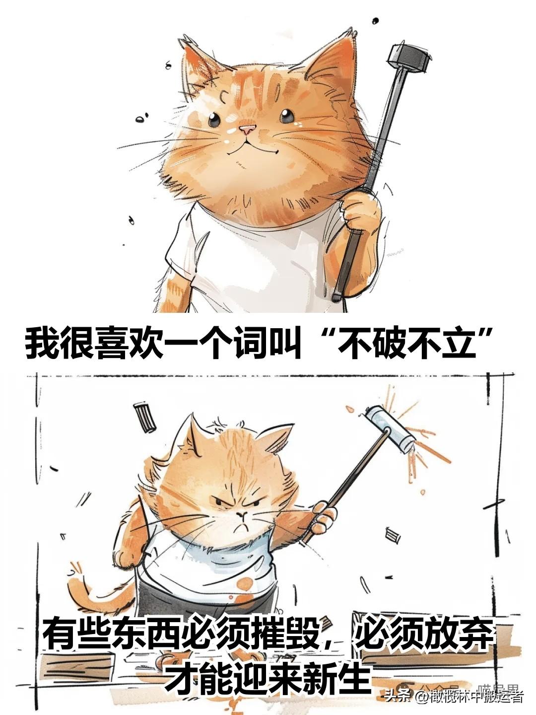 治愈漫画 I 我很喜欢一个词叫“不破不立”漫画治愈自己 便携式治愈漫画