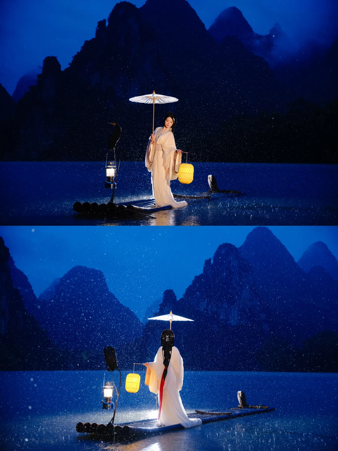 拍到我的人生照片！雨天渔舟唱早封神了