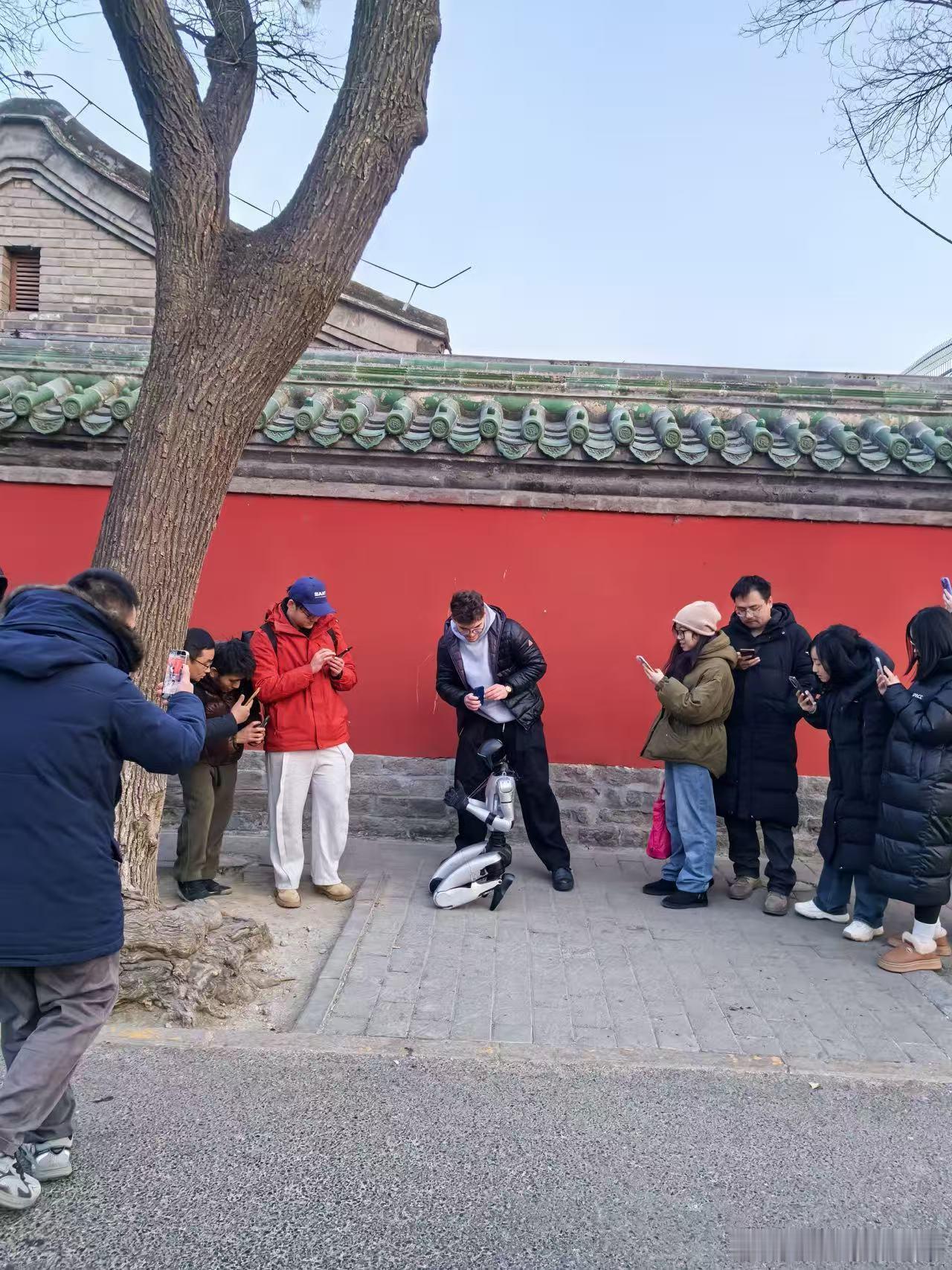 发明机器人在雍和宫祈福的是天才2026腊八遇雍和宫祈福机器人，瞬 间被惊艳！轻柔