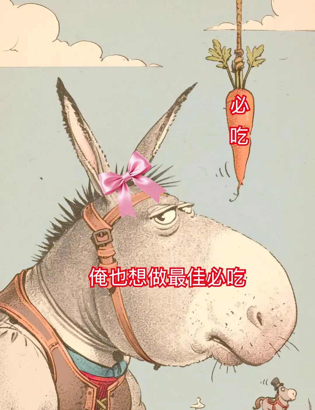 必吃🥕越努力，越心酸。提名绝对不会有必吃，每次都是最大的笑话