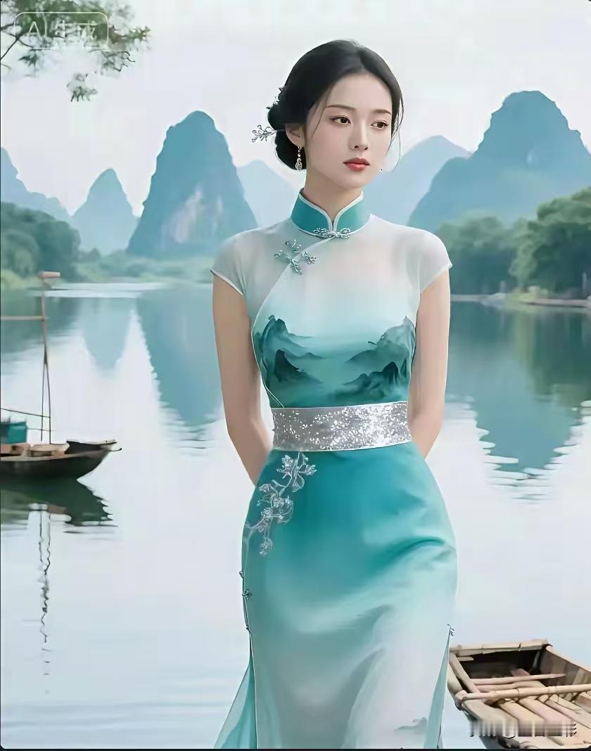 四块玉·钓江风
细雨濛，孤篷静，
蓑笠轻寒钓江风。
苔堤柳雾春芽凝，
竿影悠，心