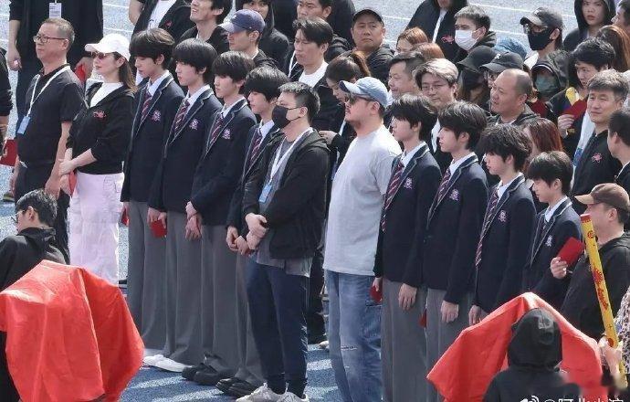 TF四代少年时代2开机生图我们的少年时代2开机生图小四四开机纯生图路透🈶王橹杰