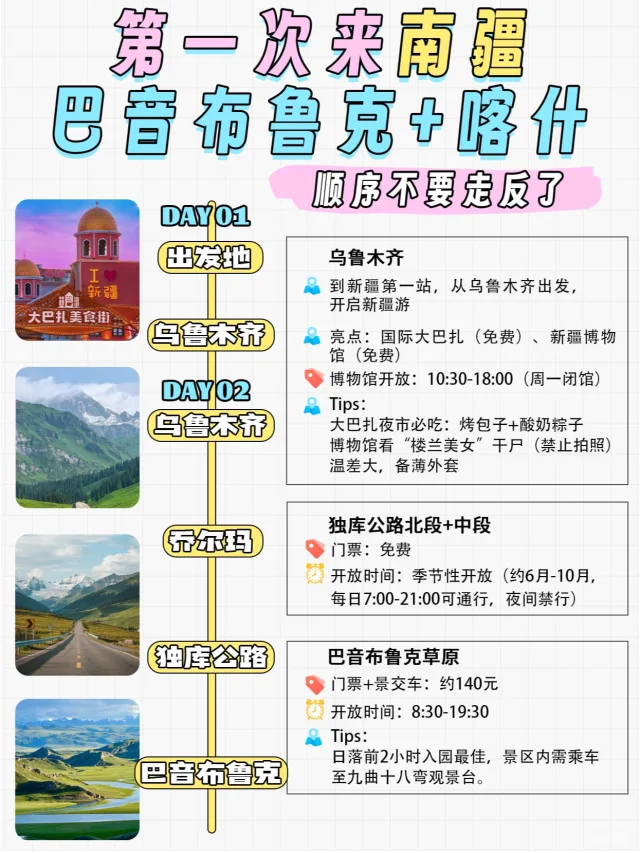 🌈人生建议！没做攻略真的不要来南疆‼️