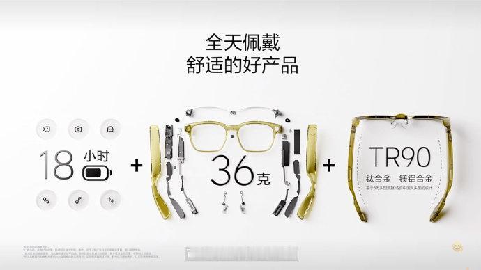 AI 眼镜 Livis 国补后 1699 元起，36g 轻镜架 + 18.8h 