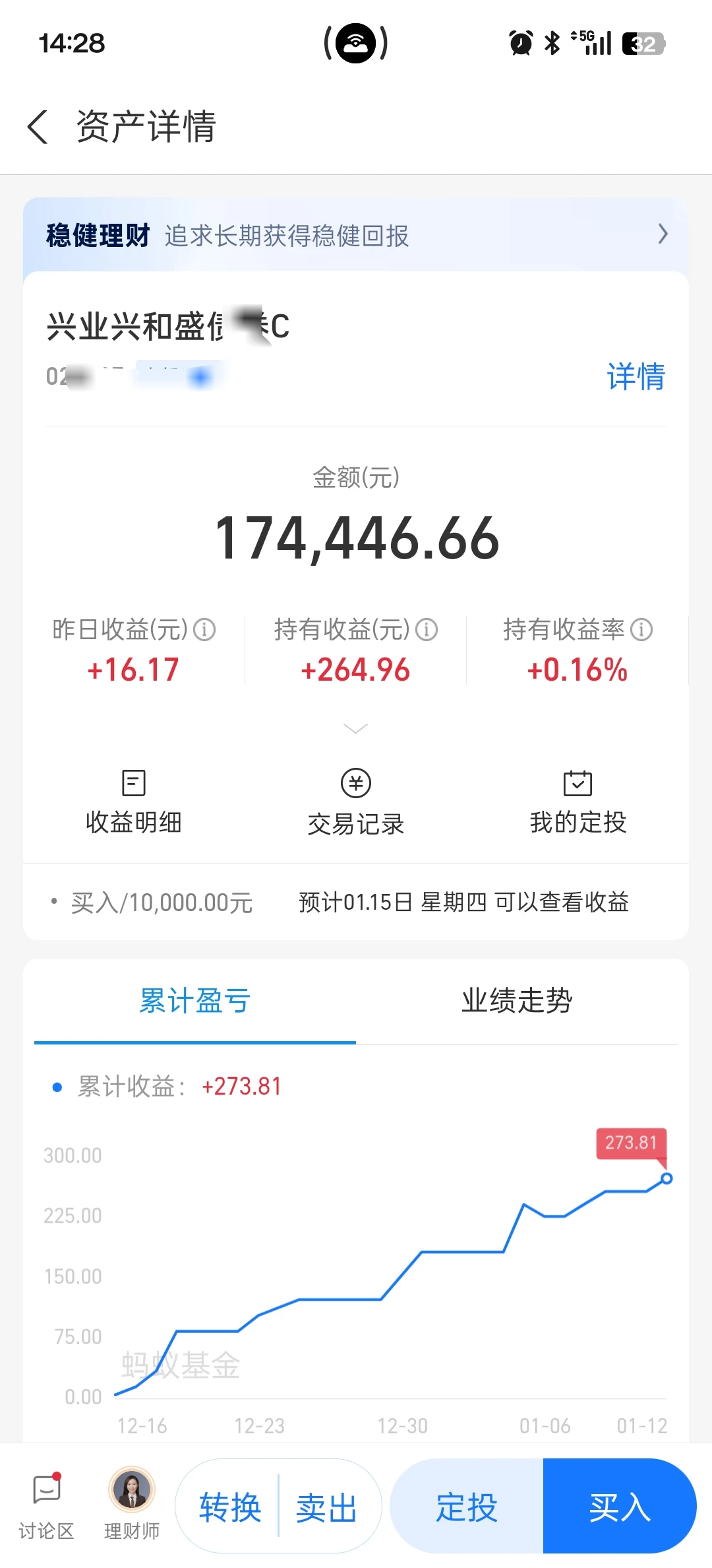 买了17万，太稳了，继续补仓进去！