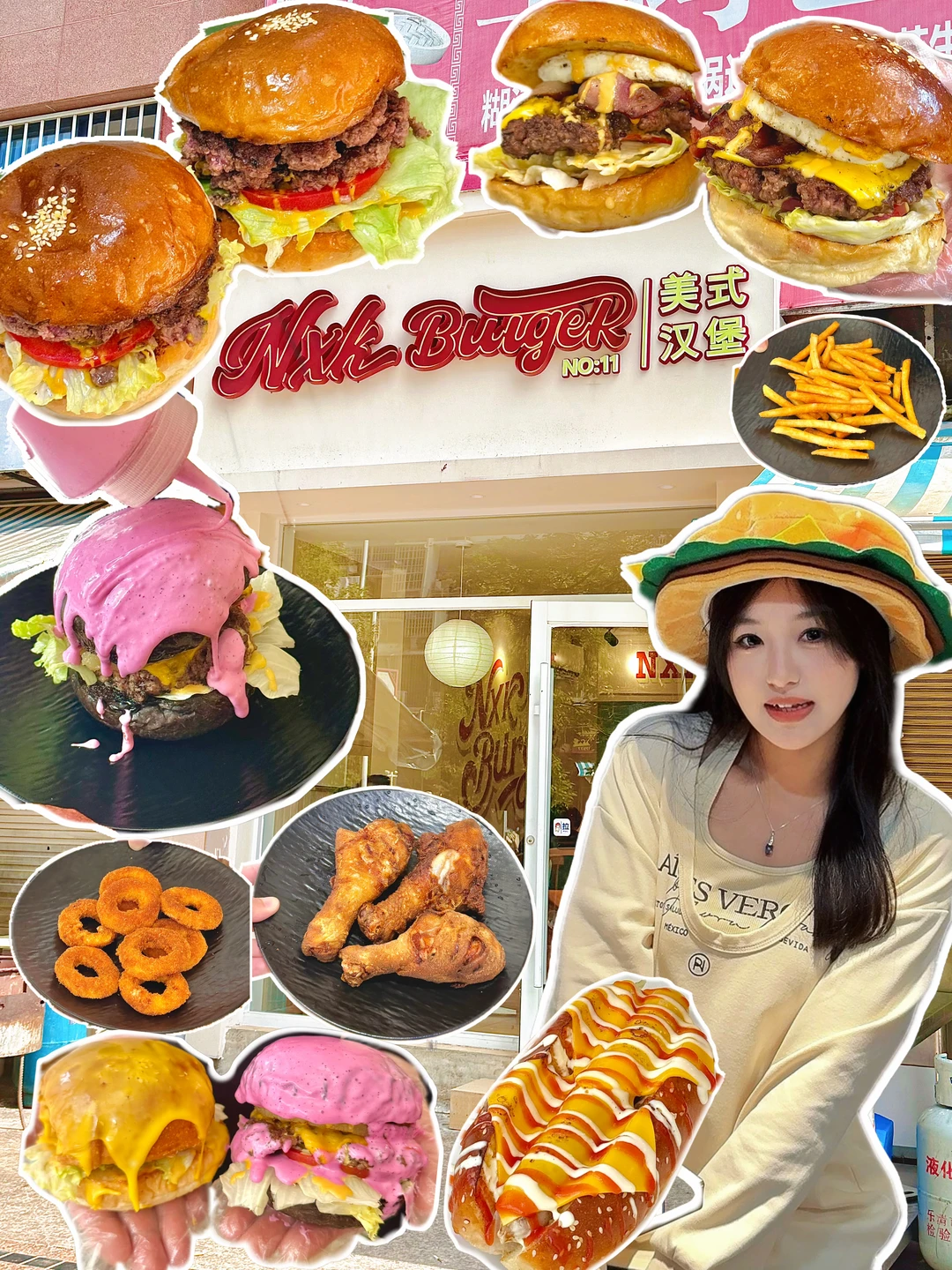 🍔美式汉堡自助‼️霞浦方圆荟转角吃到爽😭