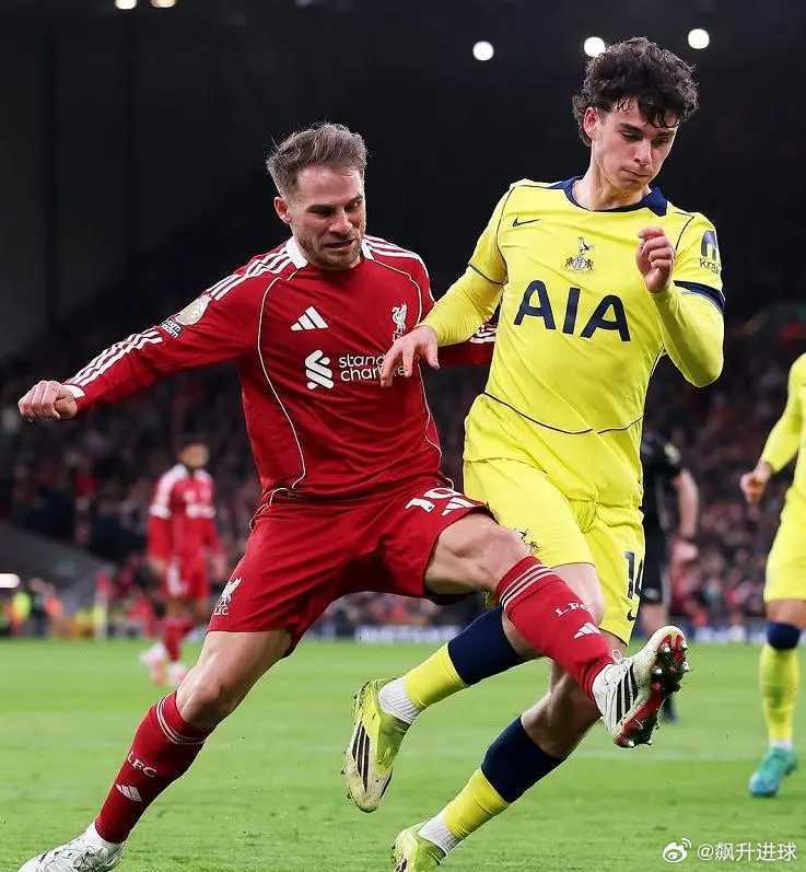 里沙利松90分钟绝平，热刺1-1利物浦终结6连败，送斯洛特耻辱纪录在本赛季的欧冠