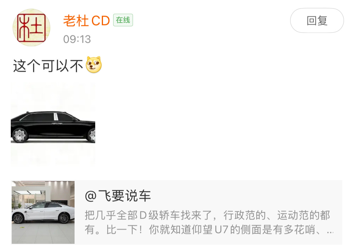 这个太可以了，侧面非常简洁优雅尊贵啊，和红旗国雅一样让人赏心悦目，气场也直接看齐