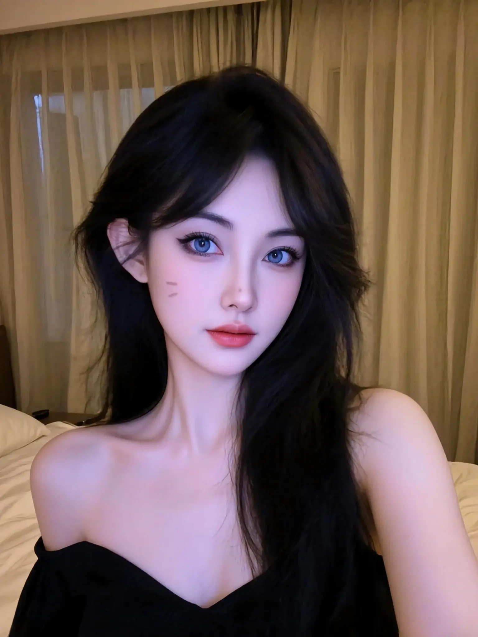 AI冷感美瞳自拍 随变ai随便玩