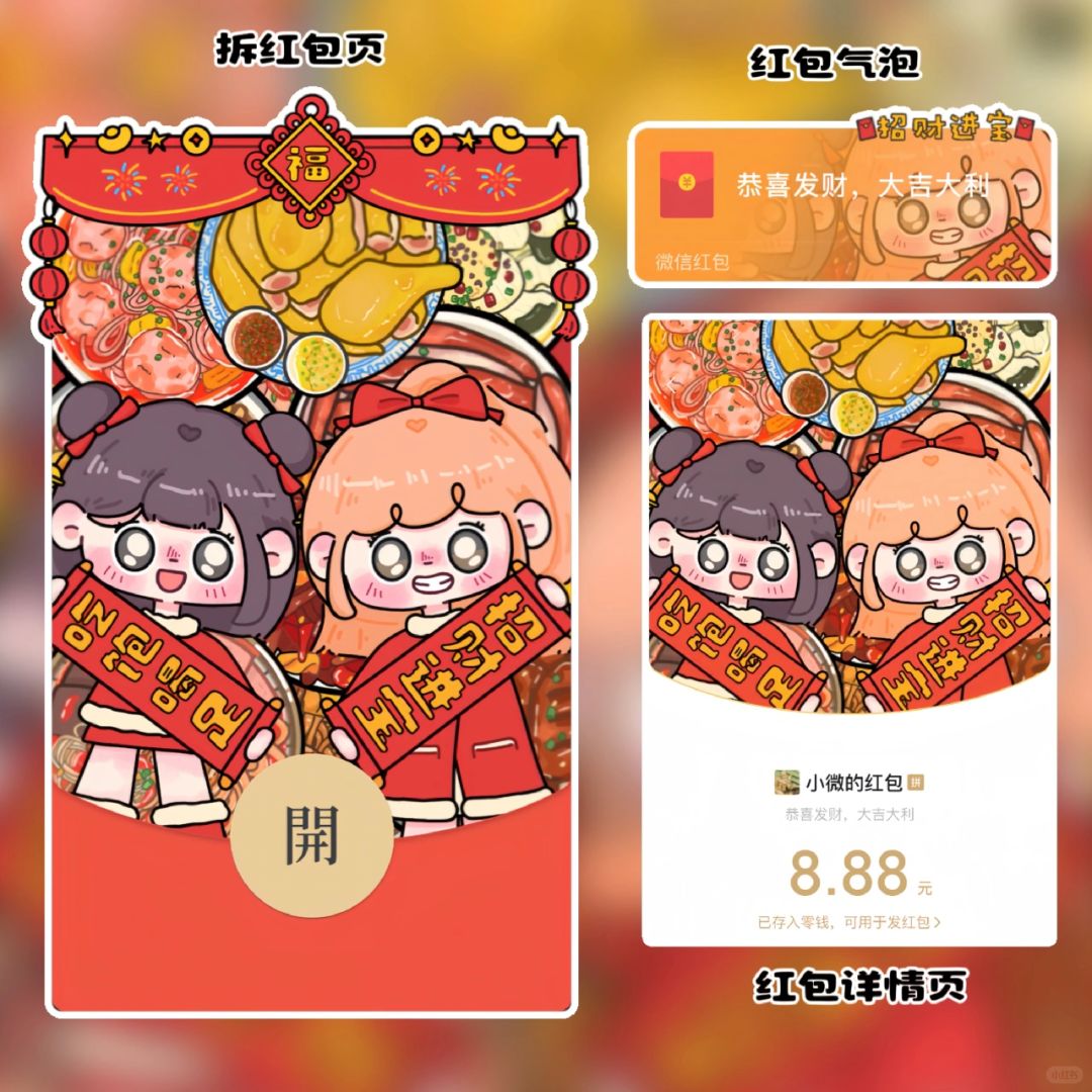 小羊柚柚🧧｜吃饱喝足🎉招财进宝💰龙年暴富