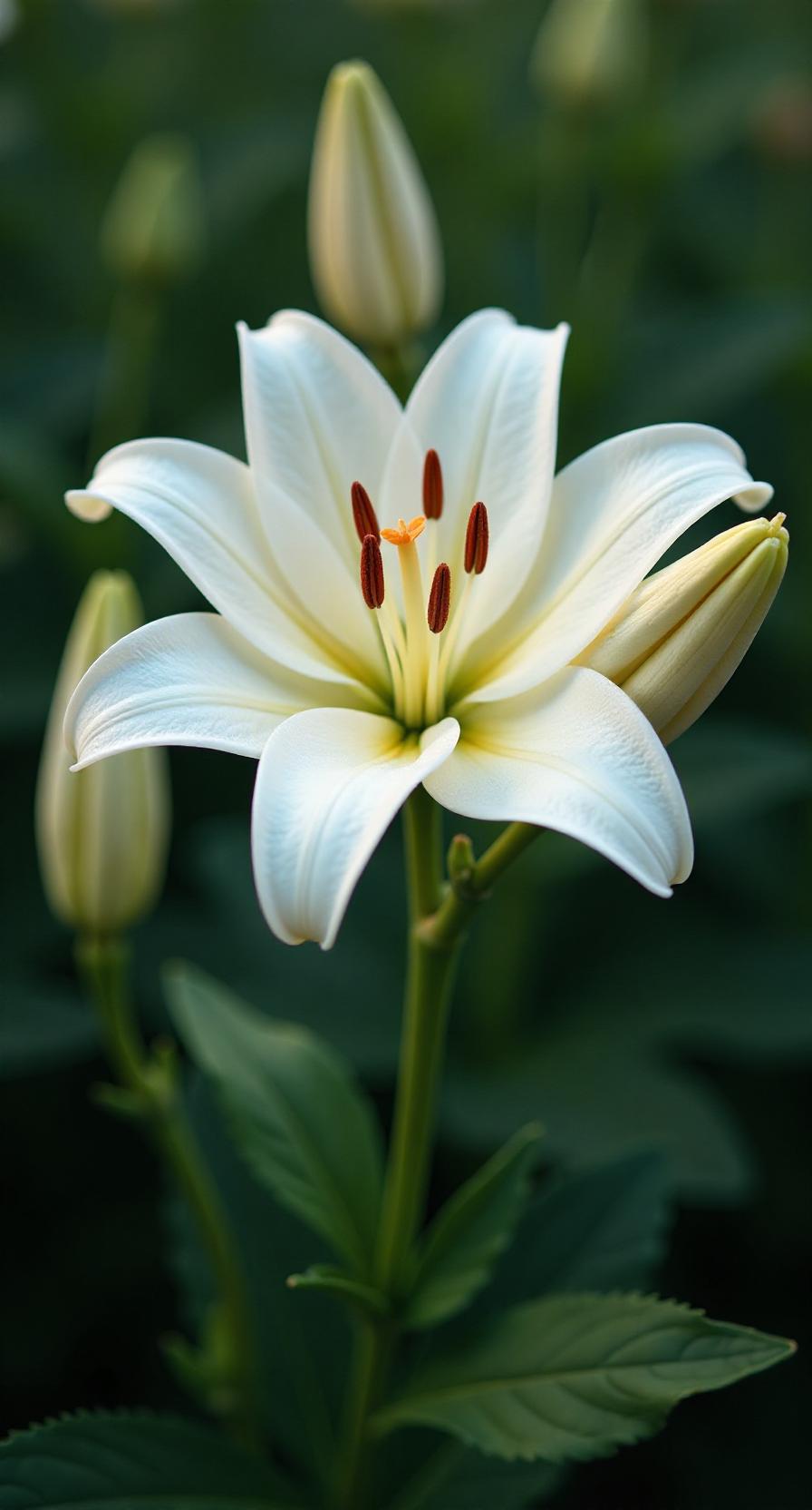 分享美丽绽放的花朵百合花