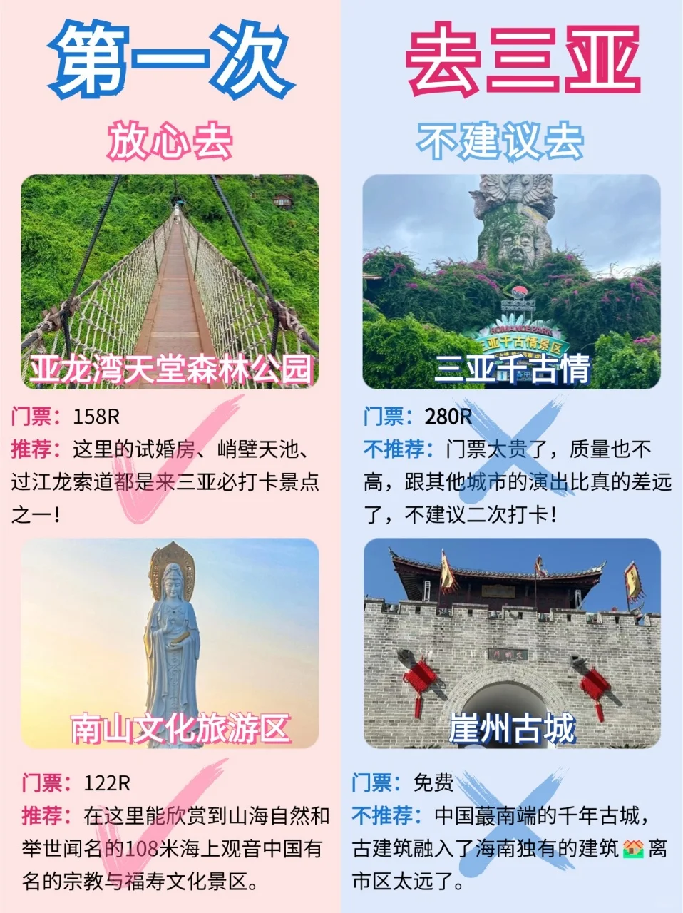 第一次来三亚旅游