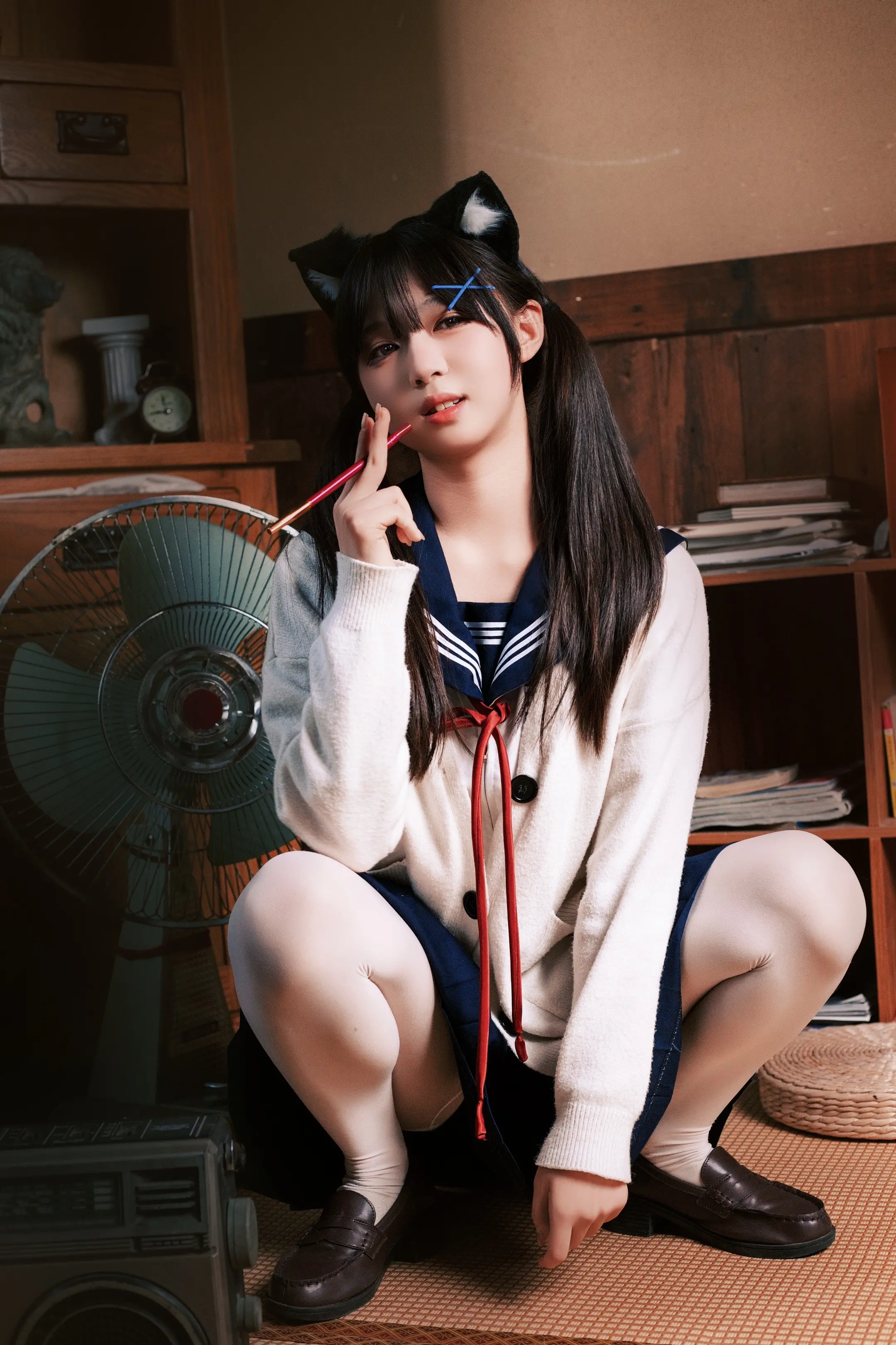 猫耳JK.感谢出镜 ； 拍摄-本人。